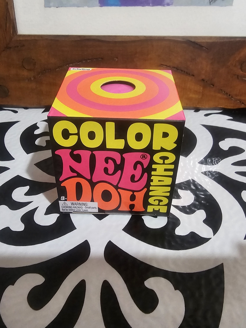 Pink NeeDoh Color Change Ball! Neon Squeeze Ball